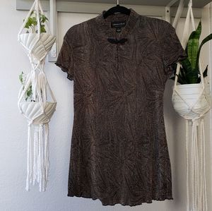 Vintage 90s Asian inspired dress